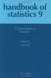 book Handbook of Statistics 9: Computational Statistics