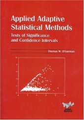 book Applied adaptive statistical methods: tests of significance and confidence intervals