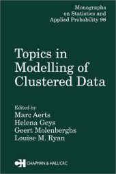 book Topics in modelling of clustered data