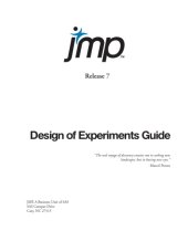 book JMP Design of Experiments, Release 7  