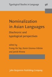 book Nominalization in Asian Languages: Diachronic and Typological Perspectives