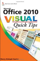 book Office 2010 Visual Quick Tips  