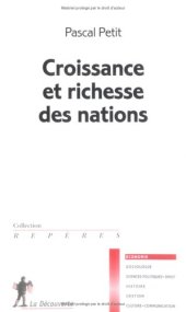 book Croissance et richesse des nations  