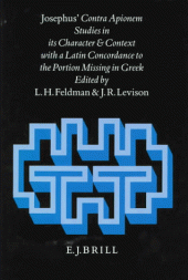 book Josephus' Contra Apionem: Studies in Its Character and Context With a Latin Concordance to the Portion Missing in Greek  