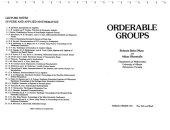 book Orderable Groups