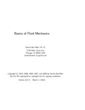 book Basics of Fluid Mechanics  