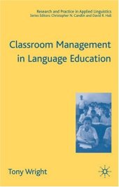 book Classroom Management in Language Education (Research and Practice in Applied Linguistics)  