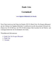 book Germinal (Bd.13)  