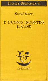 book E l'uomo incontrò il cane