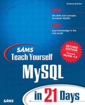 book Sams Teach Yourself MySQL in 21 Days  