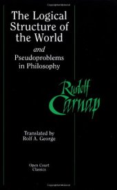 book The Logical Structure of the World and Pseudoproblems in Philosophy  