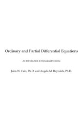 book Ordinary and Partial Differential Equations: An Introduction to Dynamical Systems  