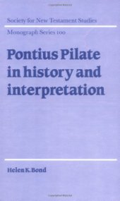 book Pontius Pilate in History and Interpretation  