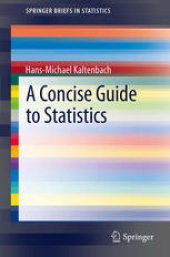 book A Concise Guide to Statistics