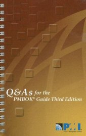 book Q & A's for the PMBOK Guide Third Edition  