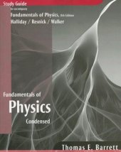 book Study Guide to Accompany Fundamentals of Physics 8e, Halliday Resnick Walker  