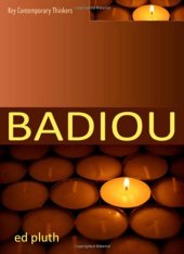 book Badiou: A Philosophy of the New  