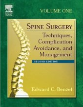 book Spine Surgery: Techniques, Complication Avoidance, and Management, 2nd Edition  