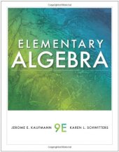 book Elementary Algebra (9th Edition)  