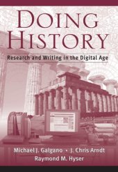 book Doing History: Research and Writing in the Digital Age  