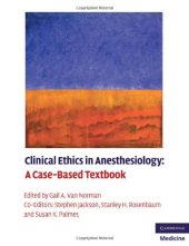 book Clinical Ethics in Anesthesiology: A Case-Based Textbook  