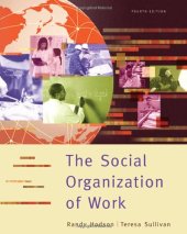 book The Social Organization of Work  