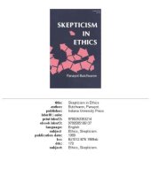 book Skepticism in ethics  