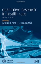 book Qualitative Research in Health Care  