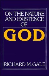 book On the Nature and Existence of God  