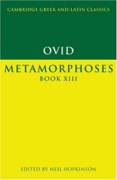 book Ovid: Metamorphoses Book XIII