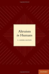 book Altruism in Humans  