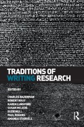 book Traditions of Writing Research  