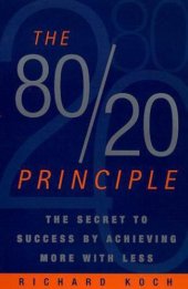 book The 80 20 principle: the secret of achieving more with less  