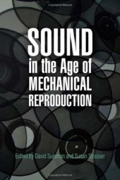 book Sound in the Age of Mechanical Reproduction  