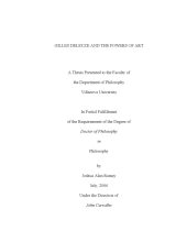 book Gilles Deleuze and the powers of art  