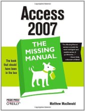 book Access 2007: The Missing Manual  