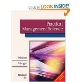 book Practical Management Science, Revised (Book Only)  