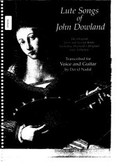 book Lute Songs of John Dowland - Transcribed for Voice and Guitar  