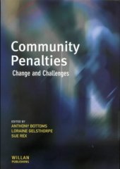 book Community penalties: change and challenges  