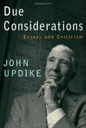 book Due Considerations: Essays and Criticism  