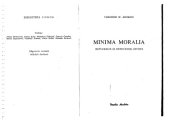 book Minima moralia (refleksije iz oštećenog života)  