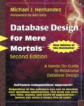 book Database design for mere mortals: a hands-on guide to relational database design, 2nd Edition  