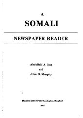 book Somali Newspaper Reader  