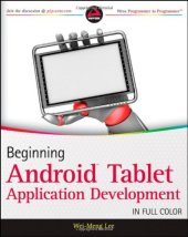 book Beginning Android Tablet Application Development  