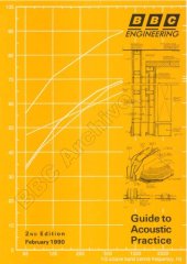 book BBC Guide to Acoustic Practice  