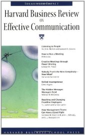 book Harvard Business Review on Effective Communication (Harvard Business Review Paperback Series)  