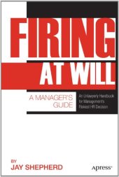 book Firing at Will: A Manager's Guide  