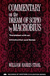 book Commentary on the Dream of Scipio by Macrobius (Records of Western Civilization)  