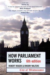 book How Parliament Works, 6th Edition  