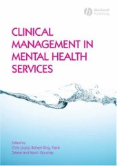 book Clinical Management in Mental Health Services  